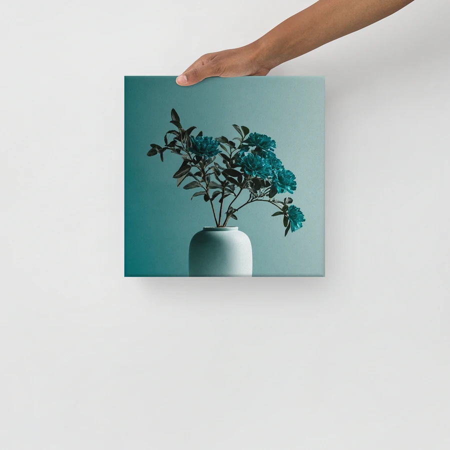 Teal Flower Wall Art #577 product image (6)