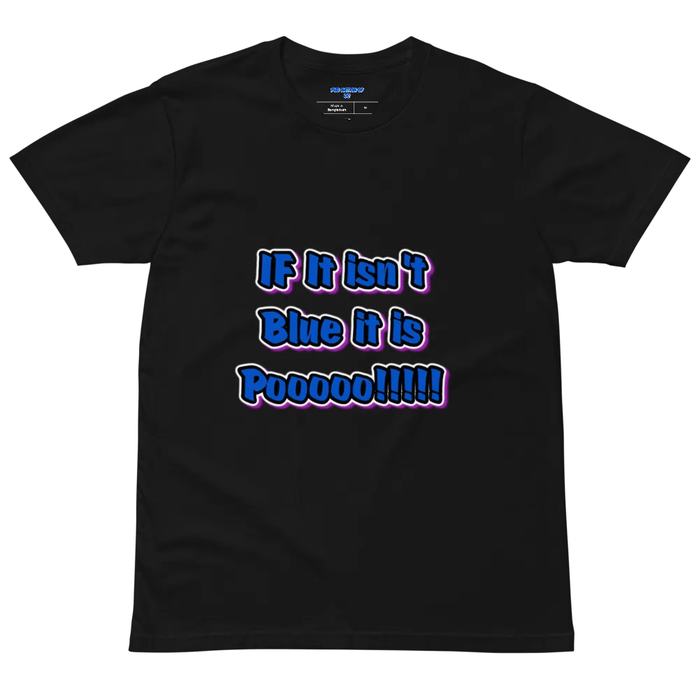 Blue Pooooo 3D Effect T-Shirt product image (2)