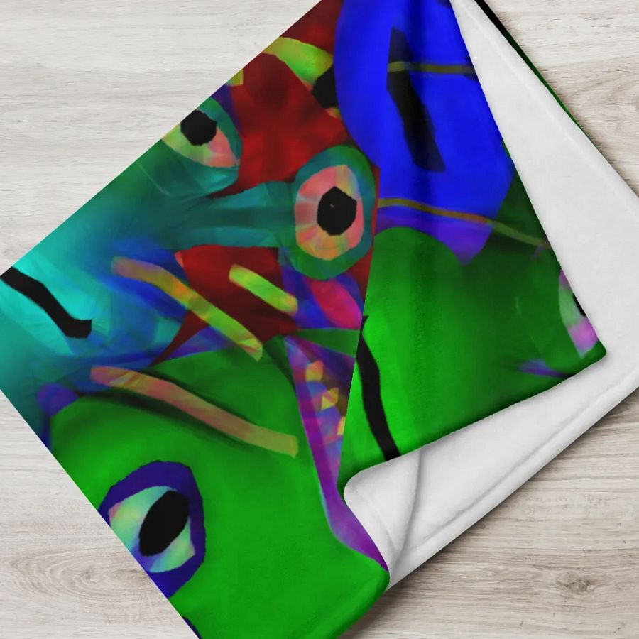 Aliens Collage Throw Blanket product image (17)