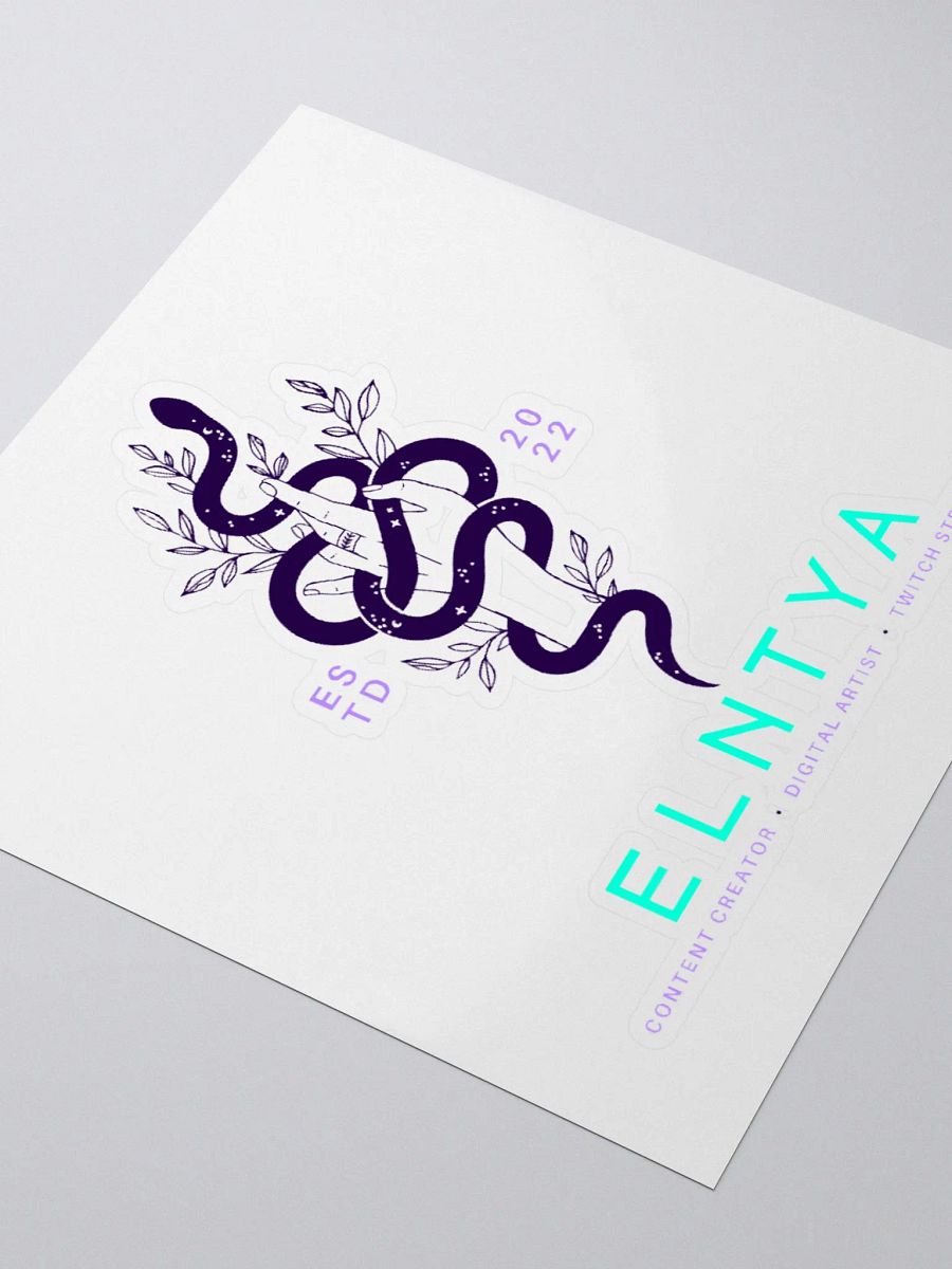 Purple Snek Logo Sticker product image (6)