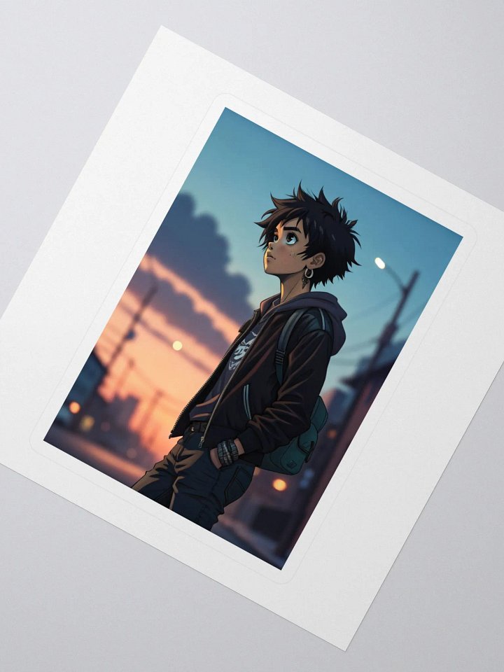 Sunset Stroll Anime Stickers product image (2)