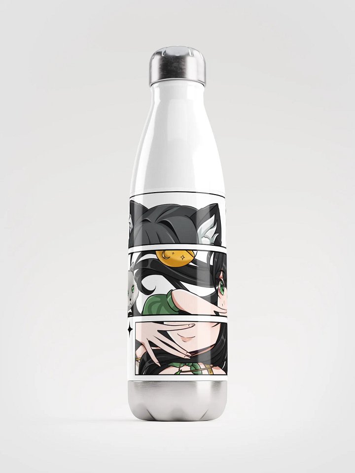Playful Cat-Eared Anime Water Bottle product image (1)