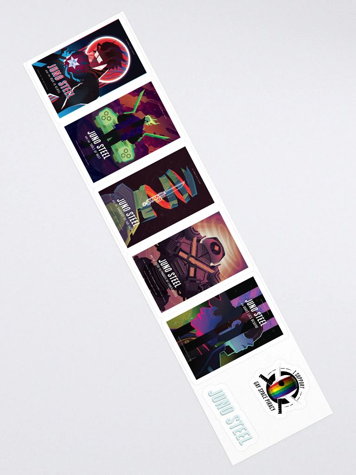 Juno Steel Season 3 Sticker Collection product image (2)