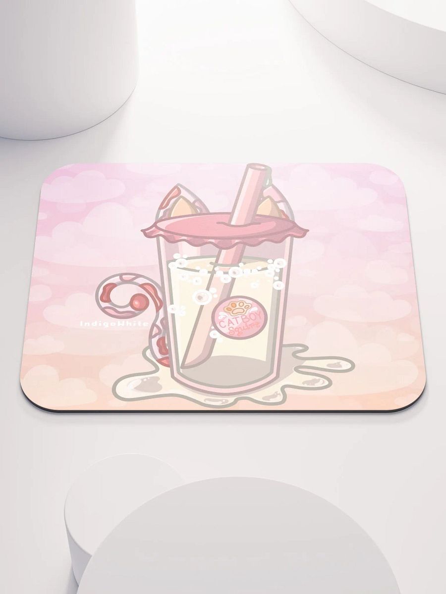 Catboy Squirt Boba Mousepad product image (1)