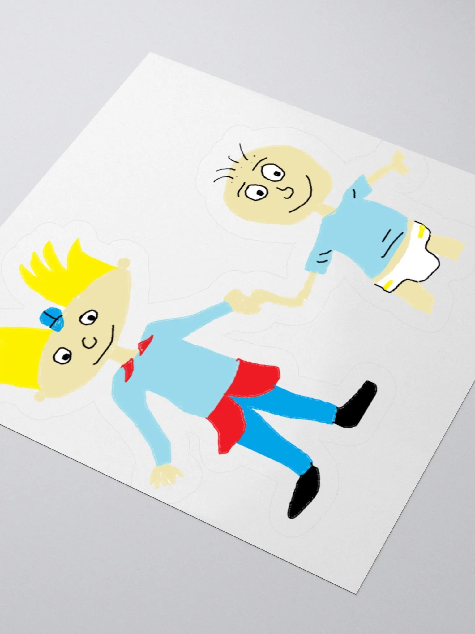 Arnold and Tommy Sticker product image (6)
