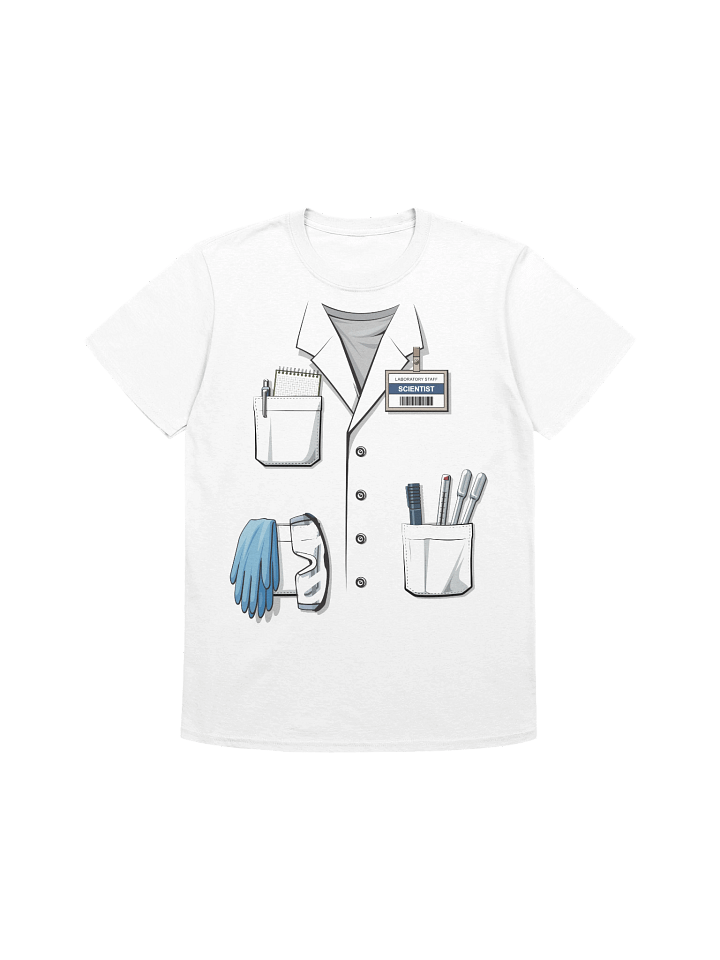 Scientist Lab Coat Costume Tee product image (2)