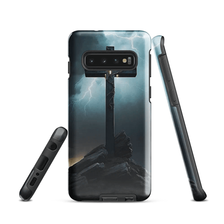 Stormy Cross of Light - samsung case product image (1)