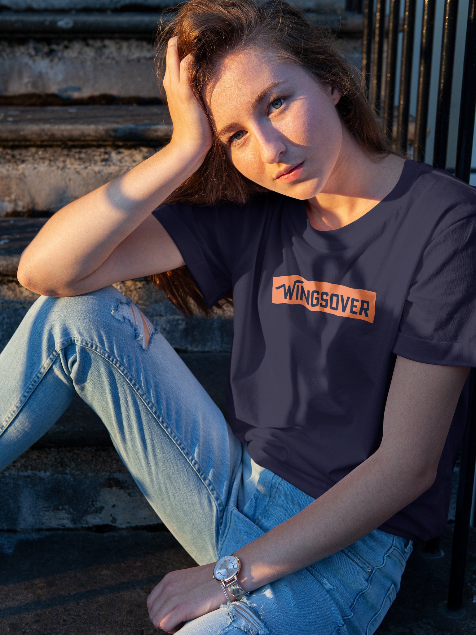 Classic Box T-shirt - Navy product image (3)
