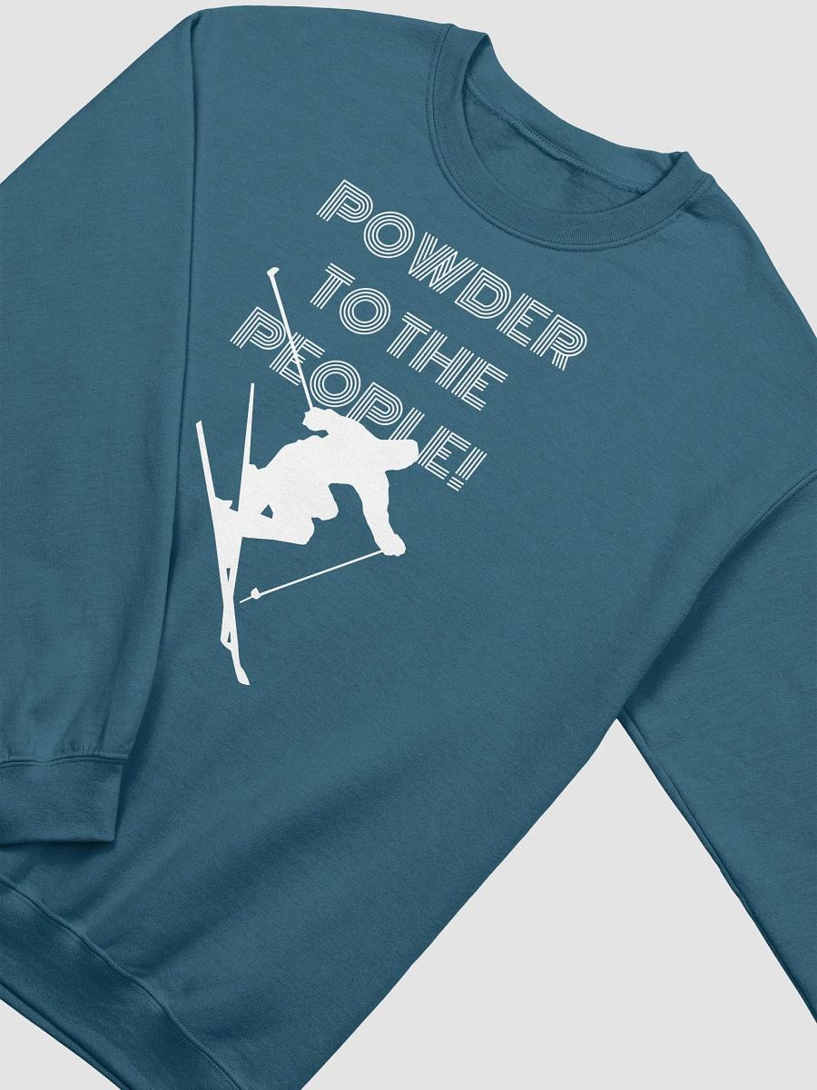 Skiing Adventure Crewneck Powder to the people! product image (10)