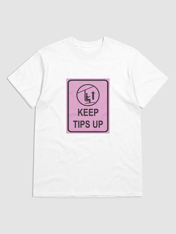 keep tips up (pink) - Gildan Heavyweight Tee [Unisex Sizing] product image (1)
