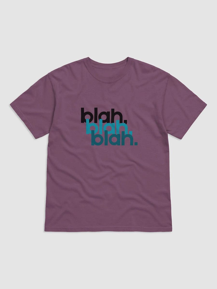 Blah blah blah Heavyweight T-shirt product image (2)
