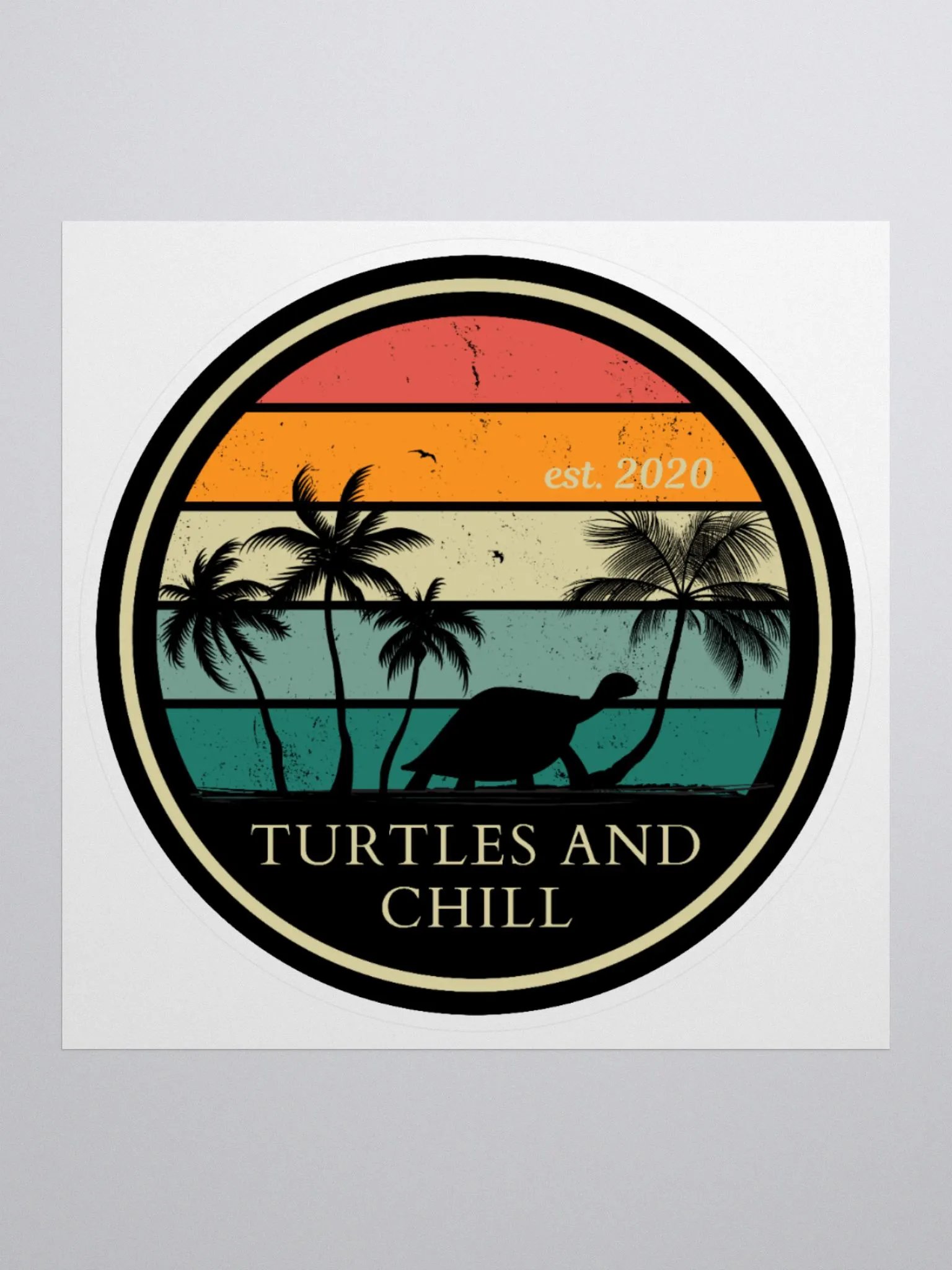 T&C sunset Sticker product image (3)