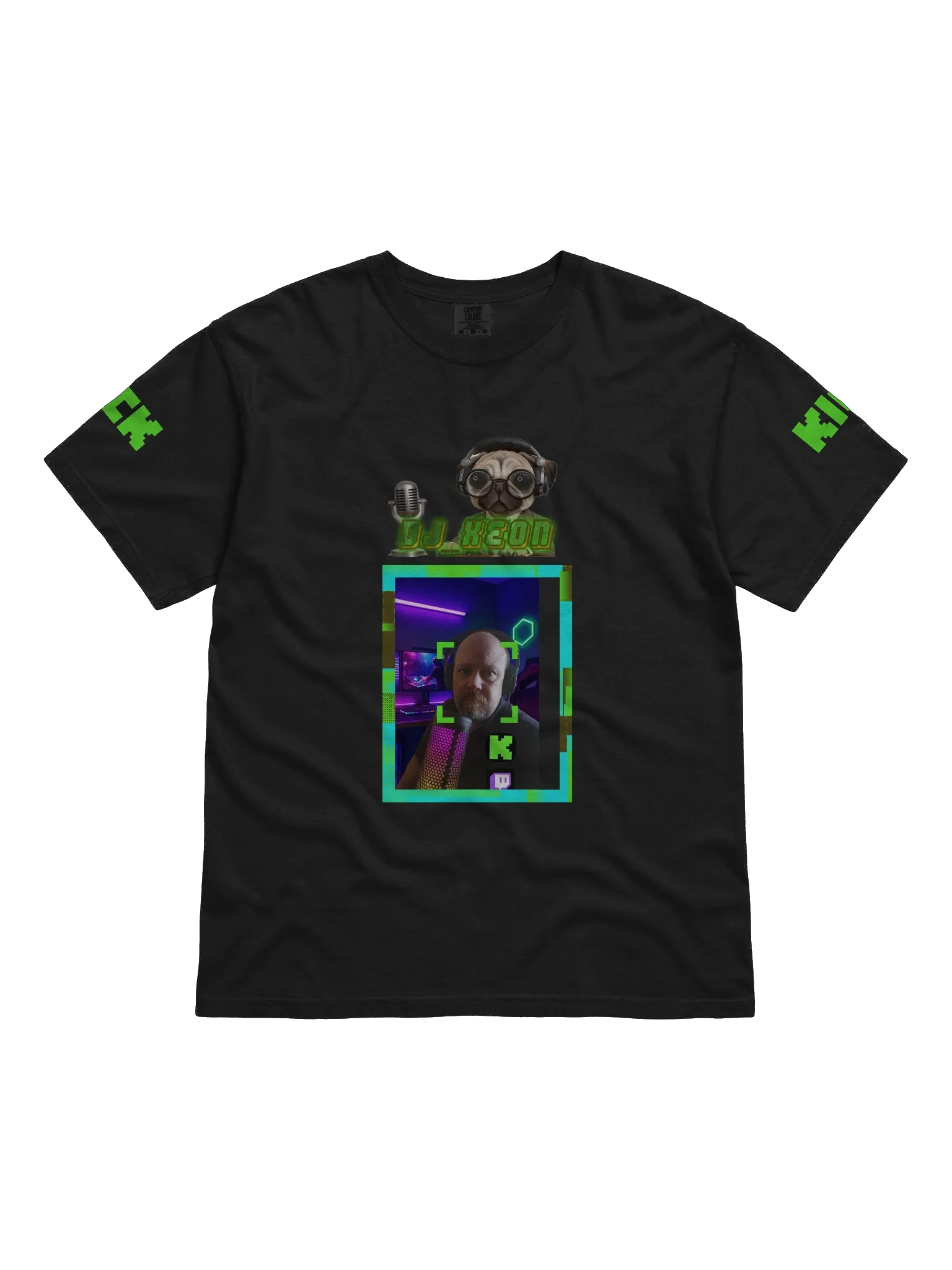 DJ XEON KICK Dyed Heavyweight T-Shirt product image (1)