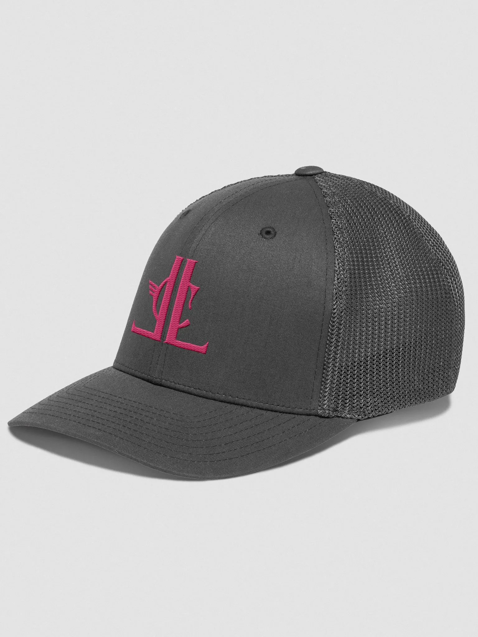 Legacy Co Official - Pink Logo Flexfit Mesh Back Trucker Hat product image (2)
