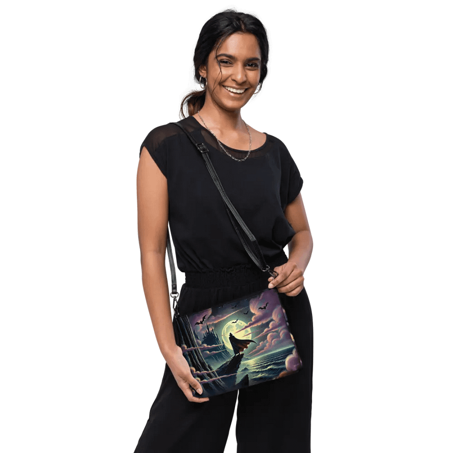 Dramatic Vampire Crossbody Bag - Halloween Purse product image (10)