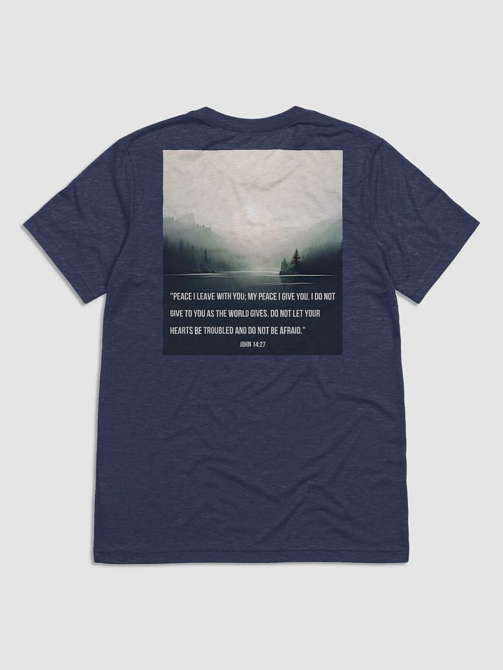 Tranquil Peace Christian Triblend T-Shirt | John 14:27 product image (2)