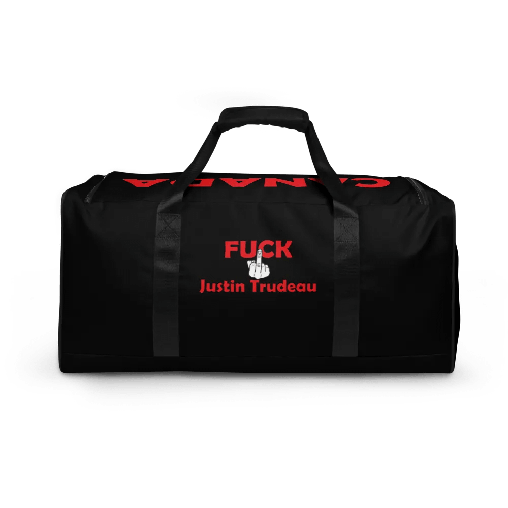 FUCK Justin Trudeau Adventure Duffle Bag product image (3)