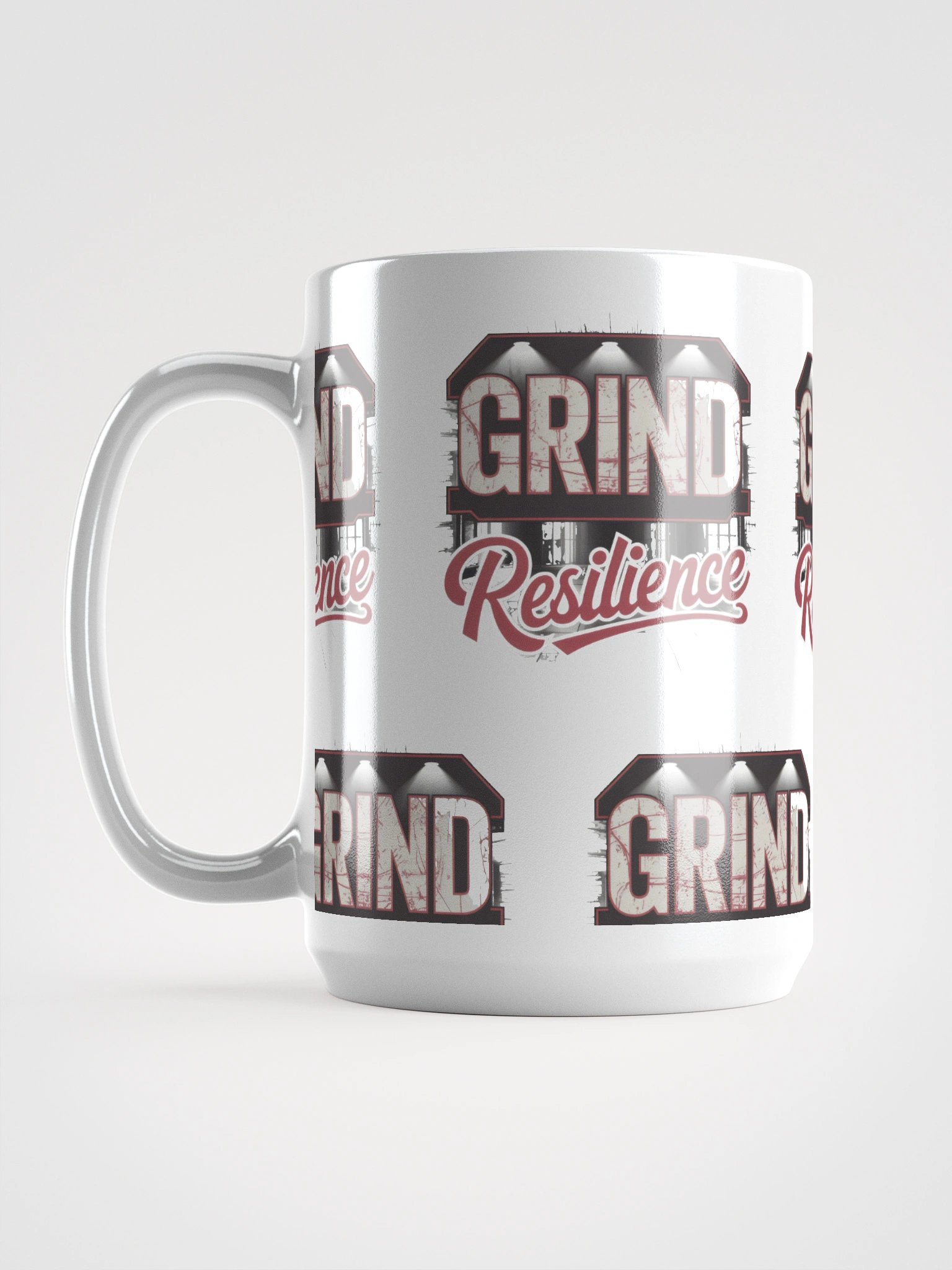 GRIND & Resilience White Glossy Mug product image (6)
