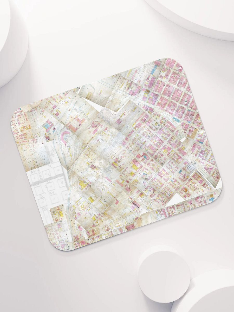 Auraria 1928 Map Mosaic Mouse Pad product image (7)