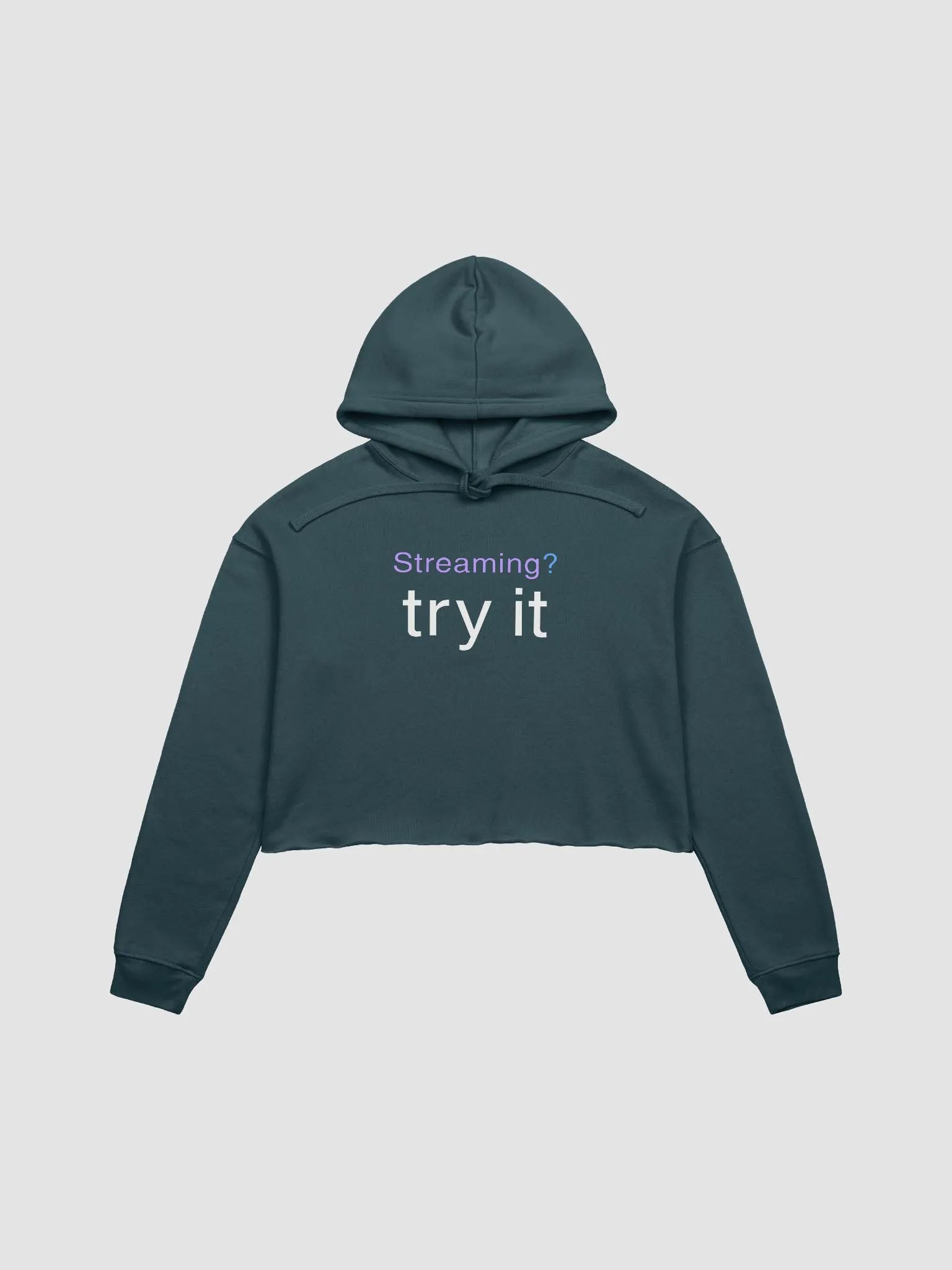 Try Streaming Cropped Hoodie product image (1)