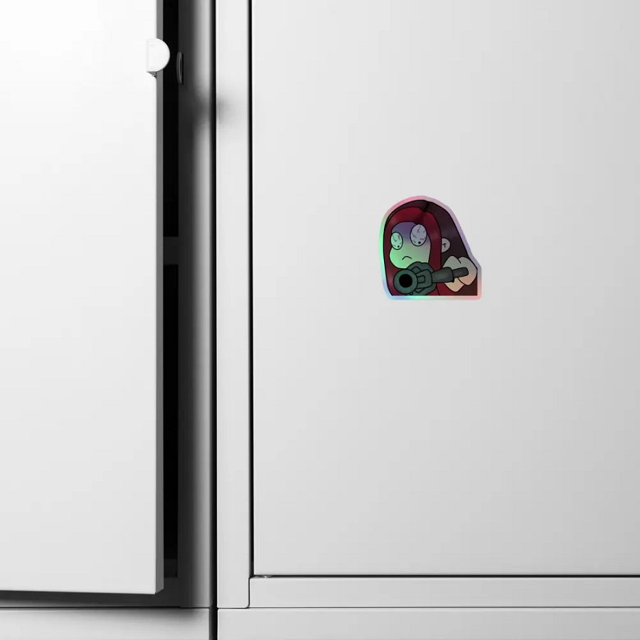 UsedBiscuits Saythatagain emote sticker holographic product image (6)