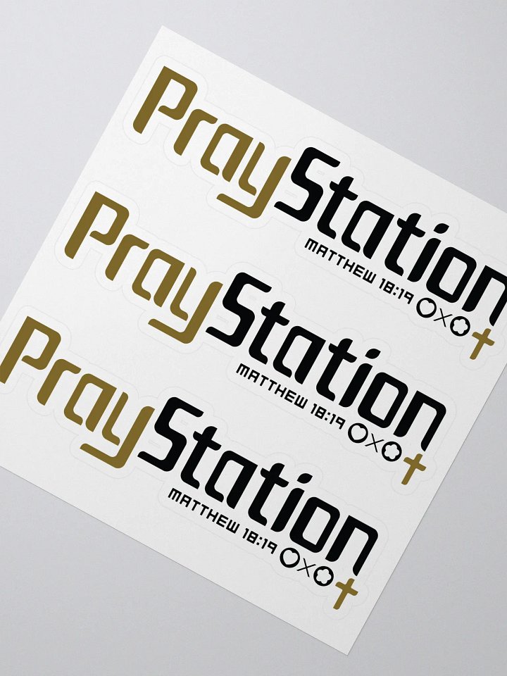 LXA PrayStation Stickers | 3 in 1 Launch Edition | Love X Aloha - Faith Collection | Premium Christian Merch product image (2)