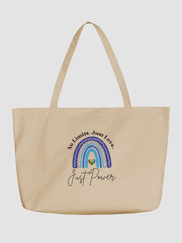 No Limits. Just Love. Just Power. Rainbow Eco Tote Bag product image (2)