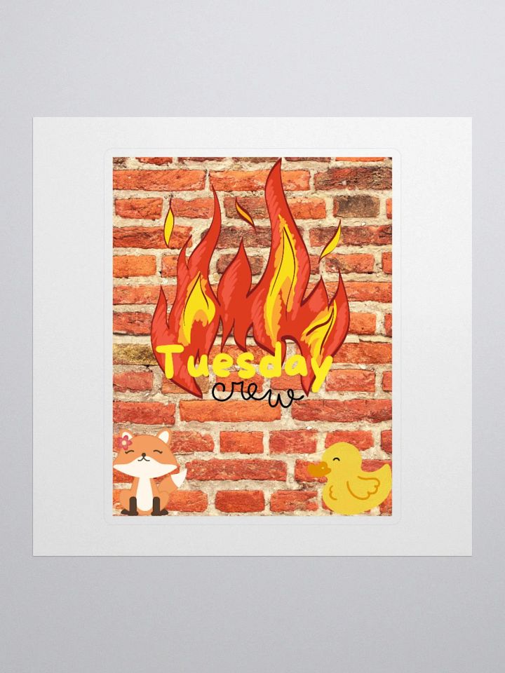 Tuesday Crew Sticker product image (1)