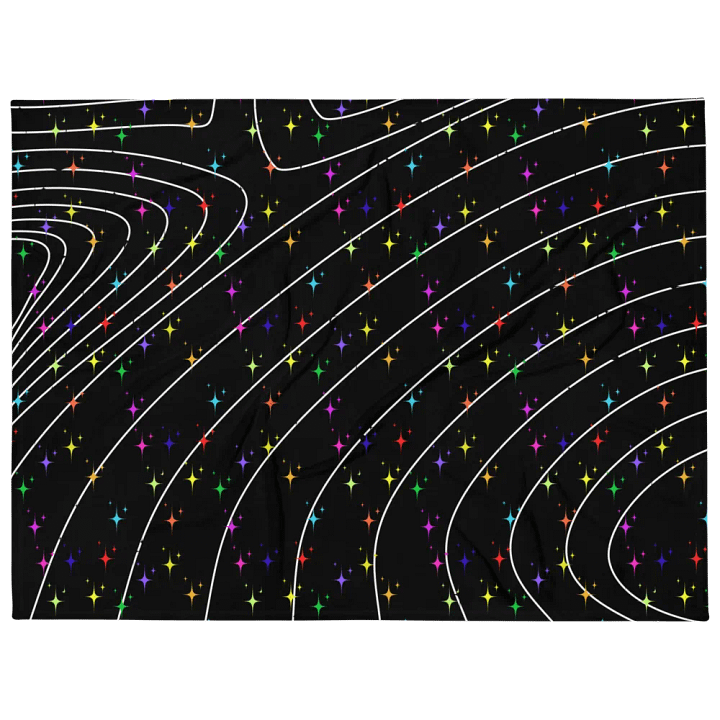 Starry Topography Throw Blanket product image (1)