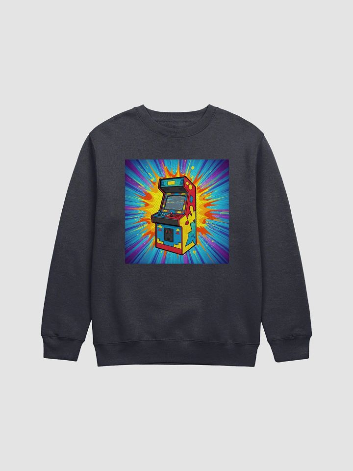 Retro Arcade Explosion Crewneck Sweatshirt product image (1)