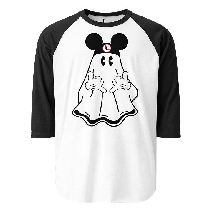 Disnerd Spector Spooks Raglan | White/Black product image (1)