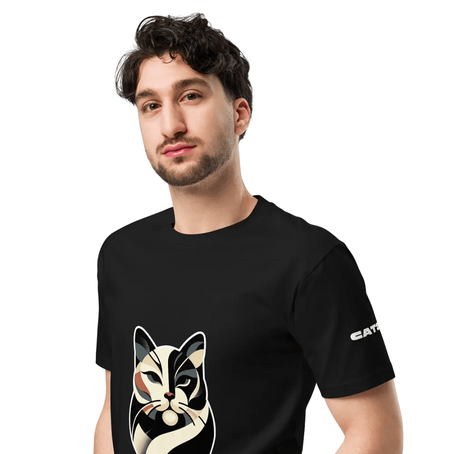 Stylish Cat Art Unisex T-Shirt – Bold & Unique Design product image (4)