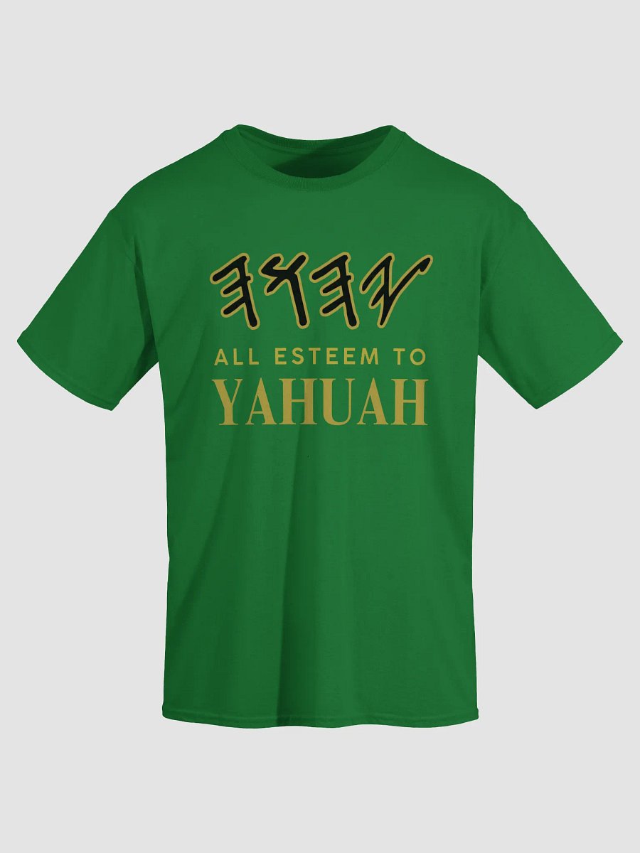 Yasharal Original Music: All Esteem To YAHUAH | T-Shirt | Green product image (3)
