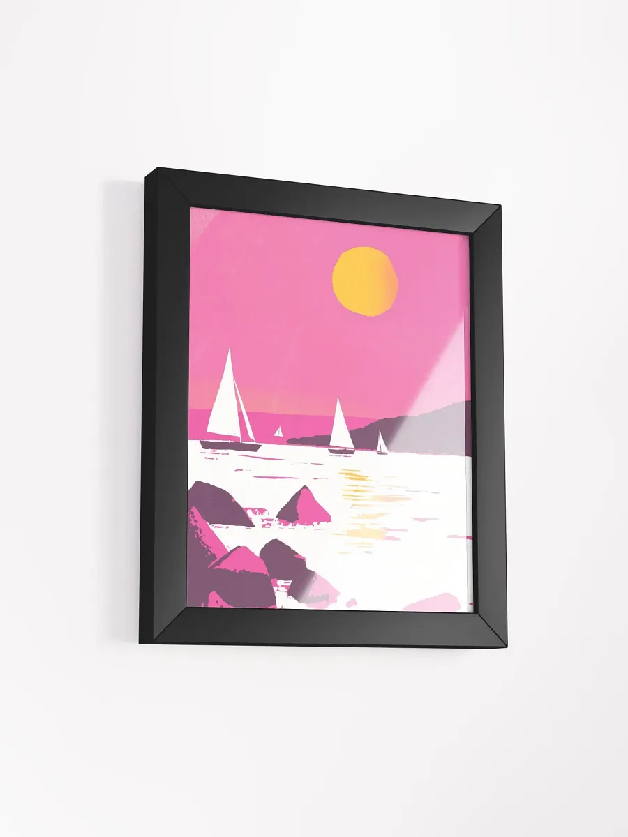 Sunset Sailing Serenity Framed Poster product image (2)