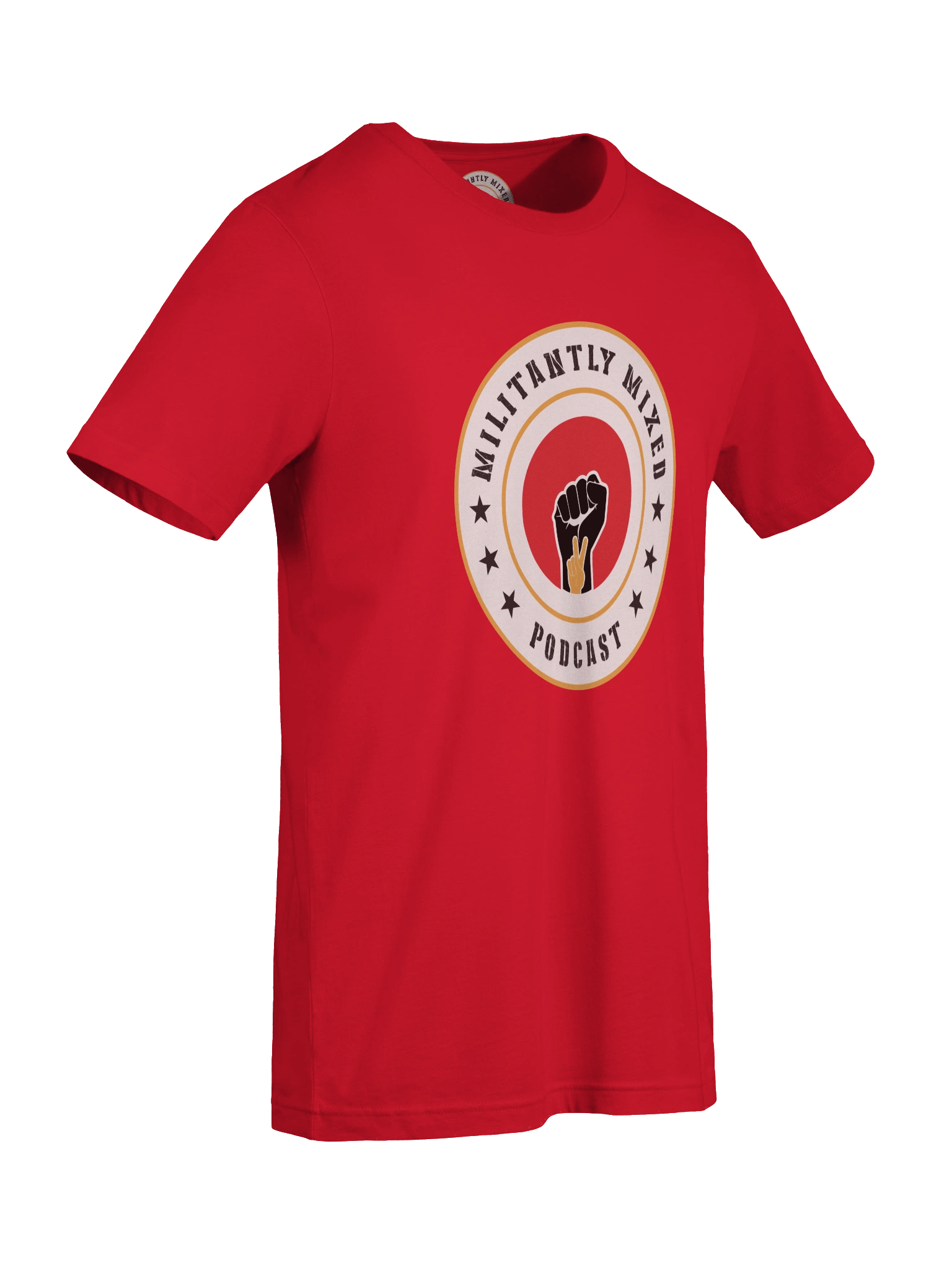 Militantly Mixed Podcast Logo Short-Sleeve Unisex T-Shirt product image (36)