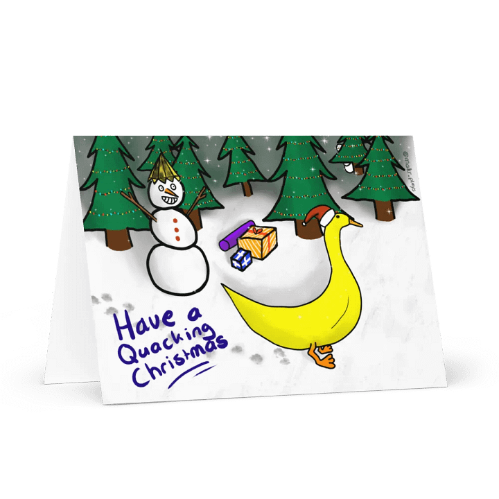 Have a Quacking Christmas Greeting Card product image (1)