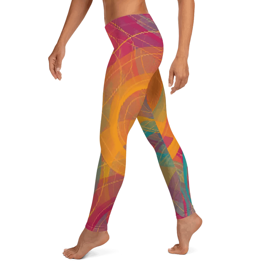Vibrant Spiral Dreams Leggings product image (10)