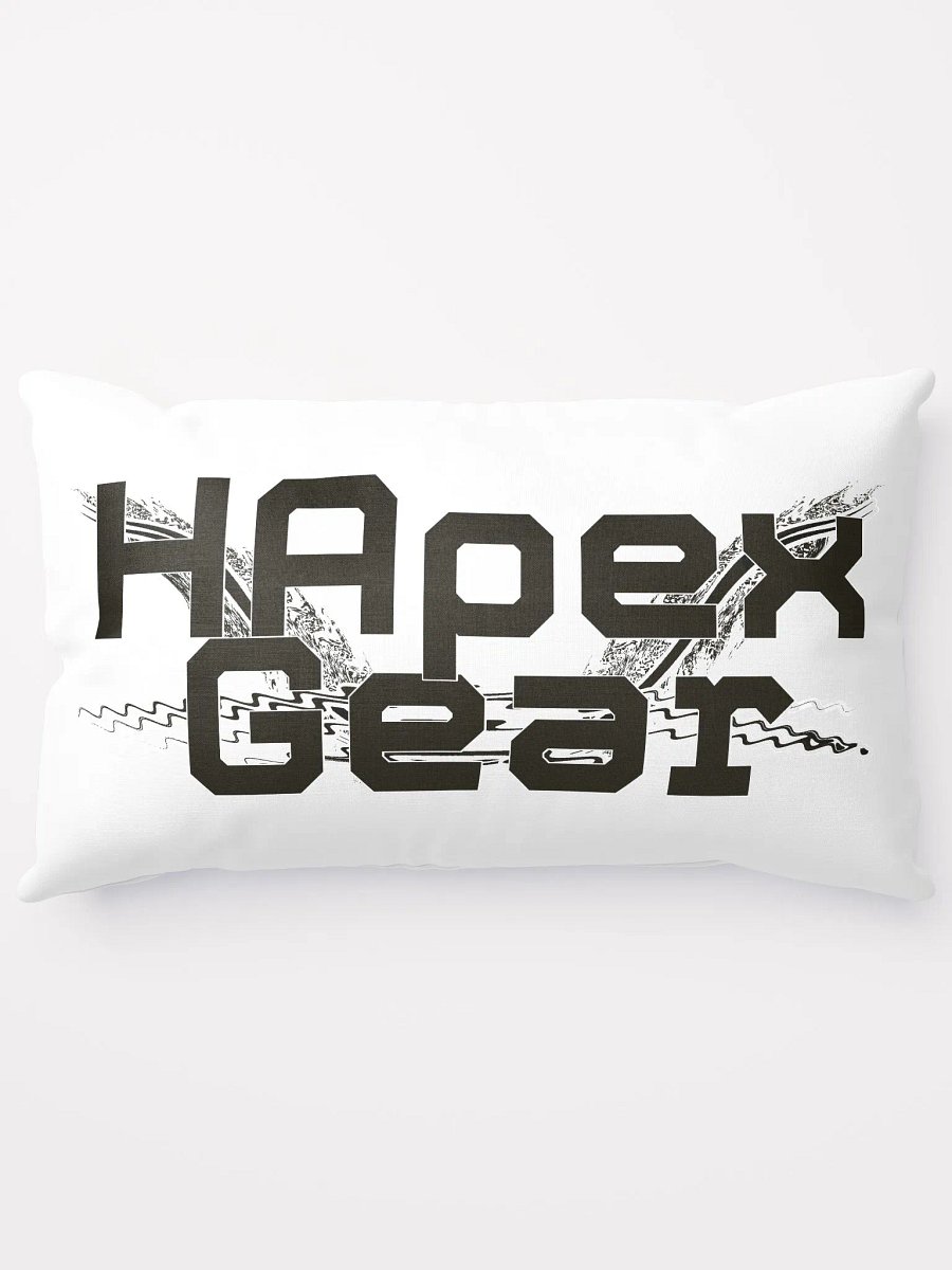 Basic Pillow - White - Black HApex Gear Black Logo product image (5)
