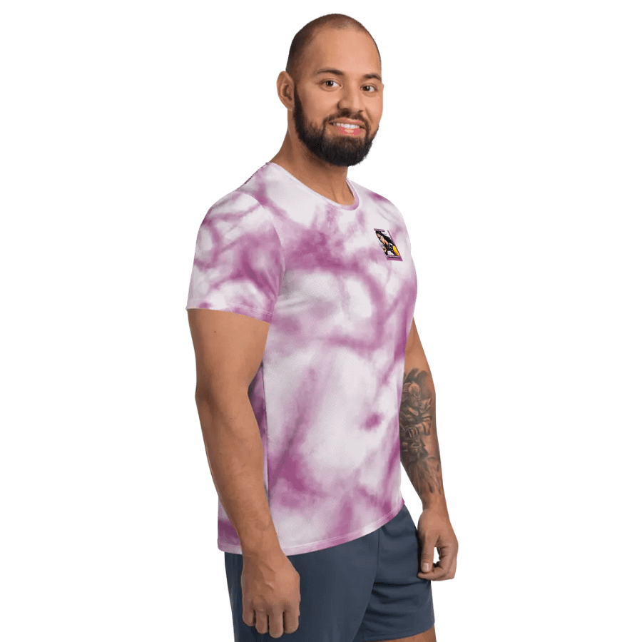 Marbled Knight All-Over Athletic Tee product image (5)