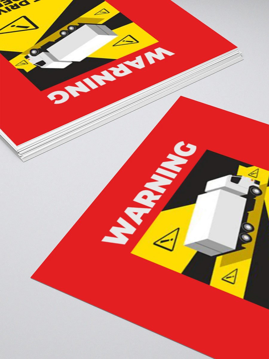 The Stickers: "Warning: NOWT Driver" product image (8)