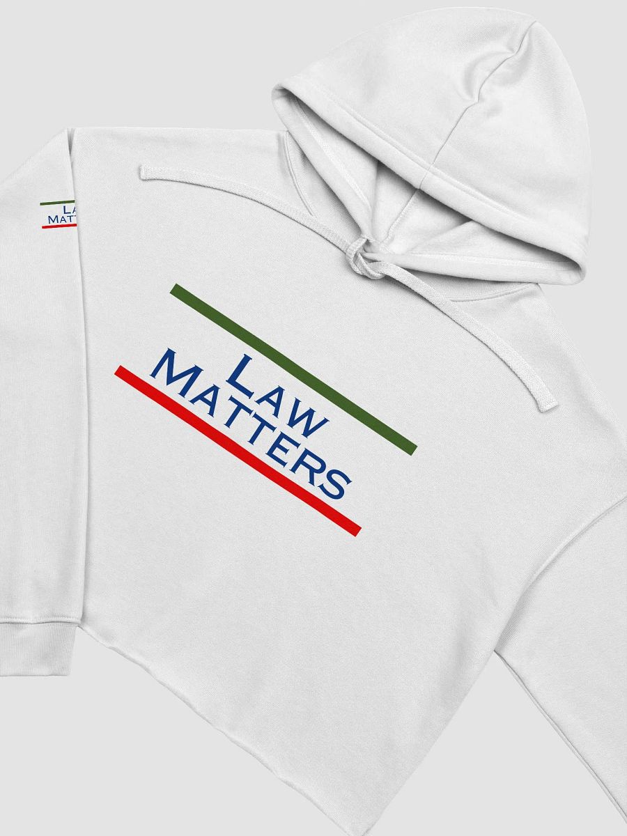 Bella+Canvas Fleece Crop Hoodie product image (3)