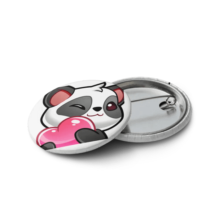 Cheerful Riv/Panda Heart Pin Set product image (2)