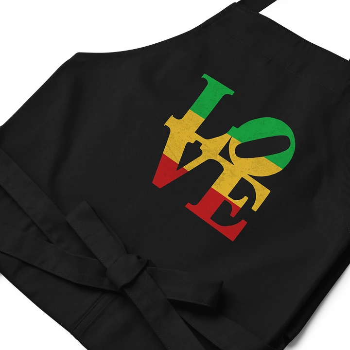 Rasta Love Cotton Twill Black Apron product image (2)