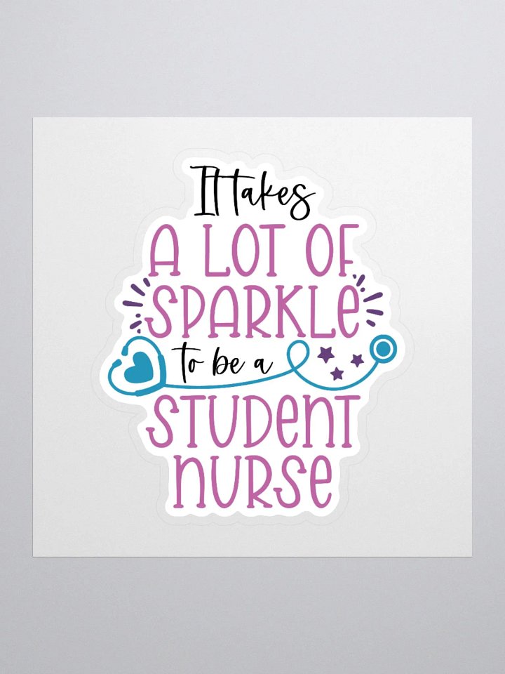 Sparkle Student Nurse Sticker product image (3)