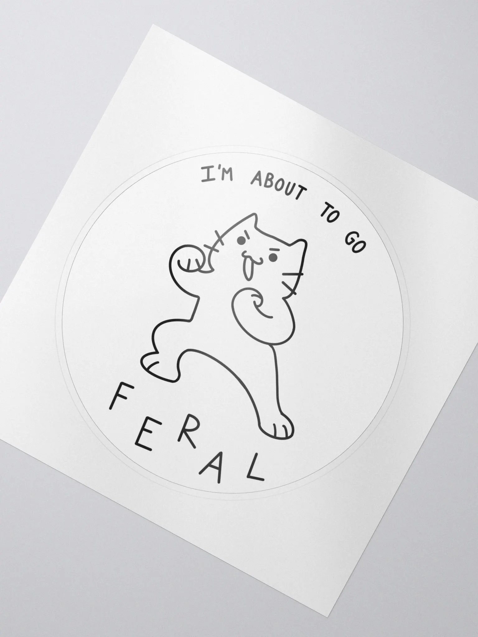 FERAL CHILD STICKER product image (2)