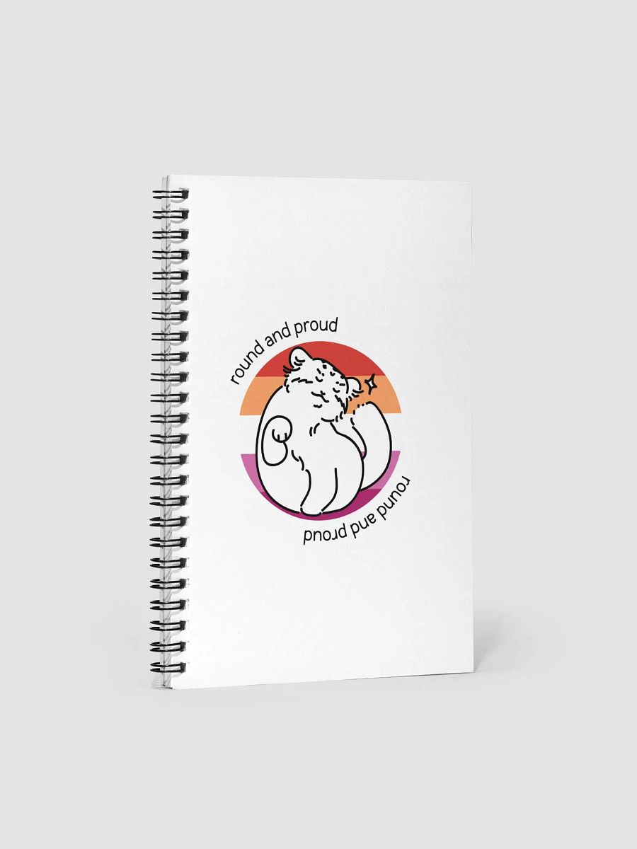 Round and Proud Manul Lesbian Version - Spiral Notebook product image (1)