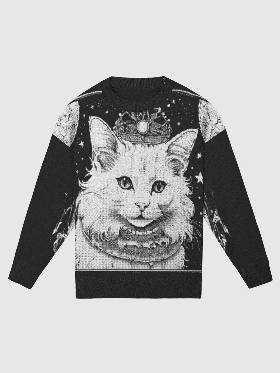 The Duchess, purrfect elegance and poise, soft jumper black product image (4)