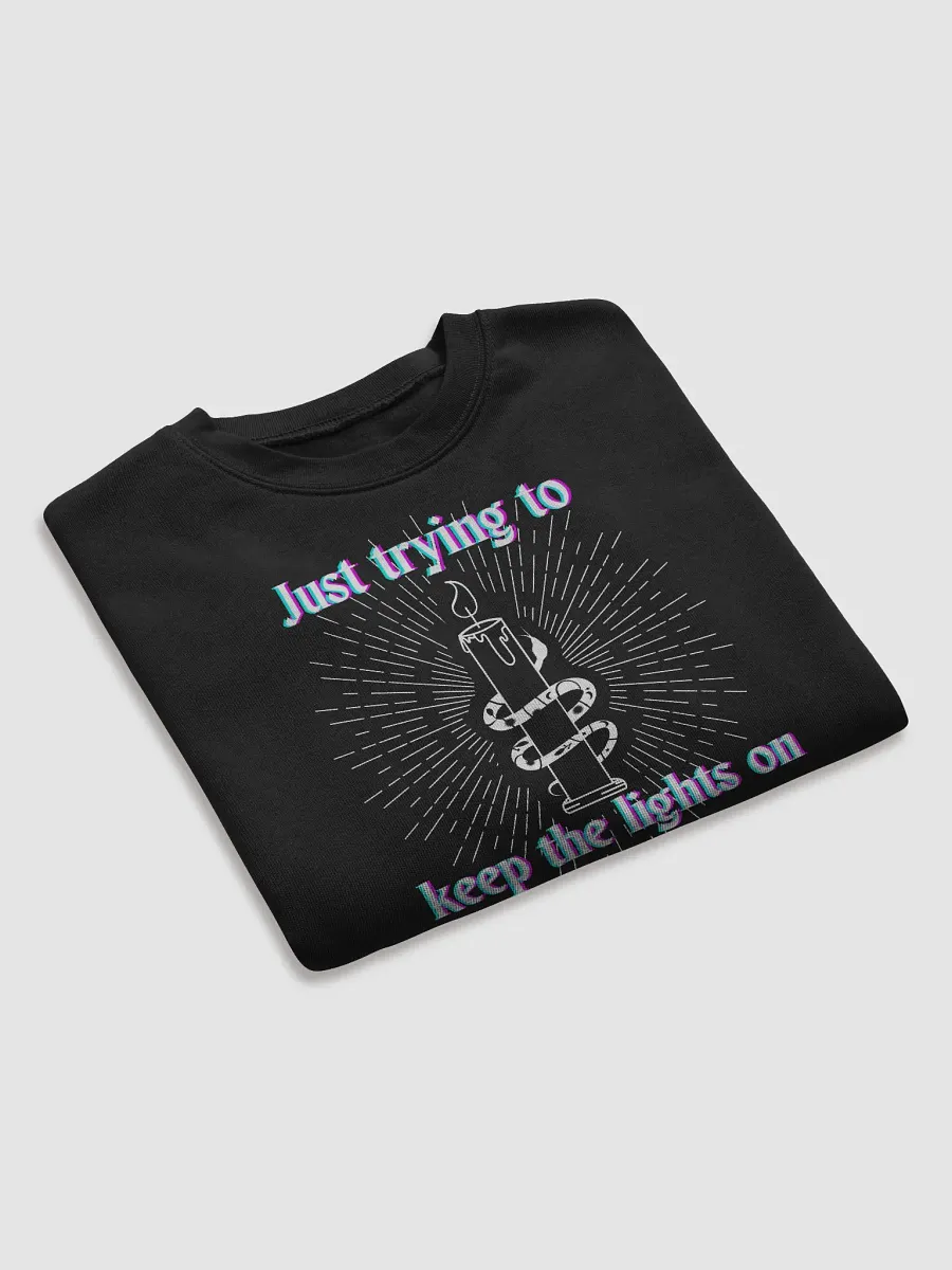 "Just Trying to Keep the Lights On" Cropped Sweater product image (7)