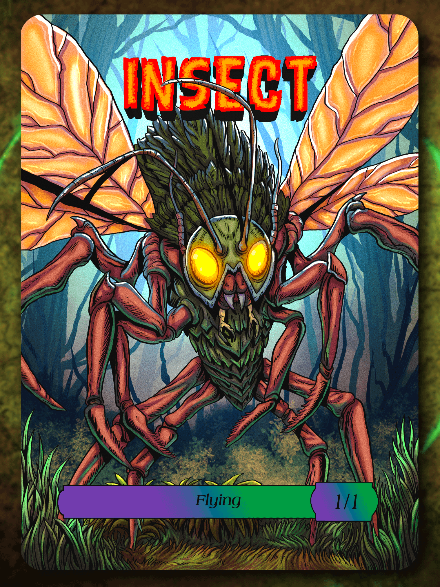 Insect 1/1 Flying Full Art Token product image (1)