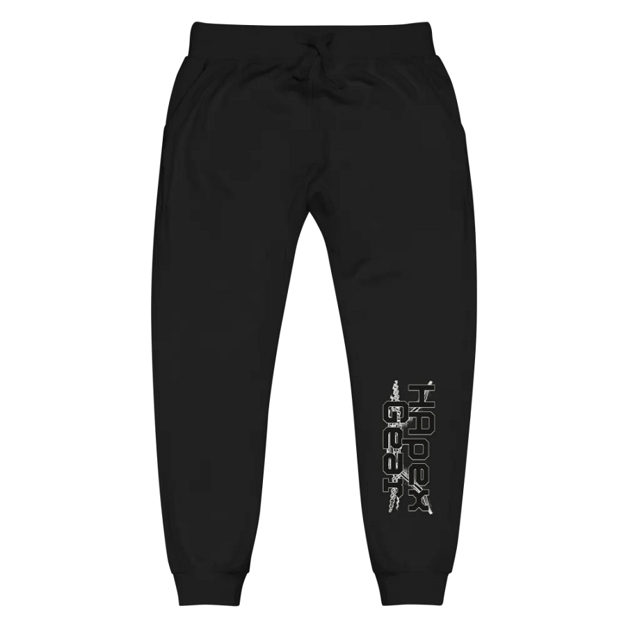 Unisex Fleece Joggers - Black HApex Gear Black Logo product image (1)